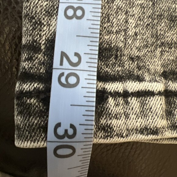 Wide Leg Fire & Rain Jeans Black Acid Wash Juniors Size 11 - Picture 8 of 12